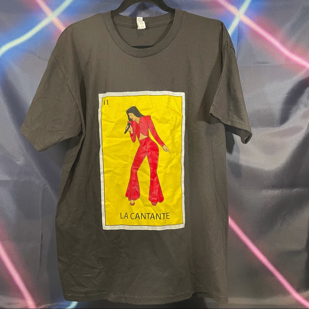 Selena Inspired Lotería La Cantante Shirt Size L